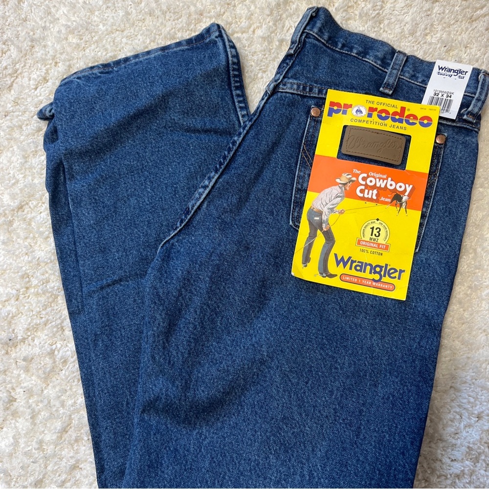 Men’s Wrangler Cowboy Cut Jeans Size 32 W x 34 L